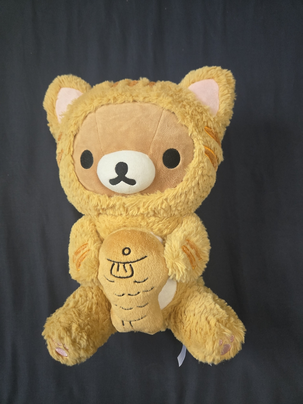 Rilakkuma San-X As Tiger Eating Fish Plush